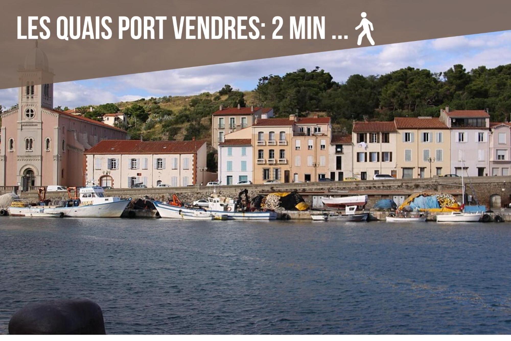 L'Escapade, Port A 200M, Climatisation Et Balcon Διαμέρισμα Port Vendres Εξωτερικό φωτογραφία